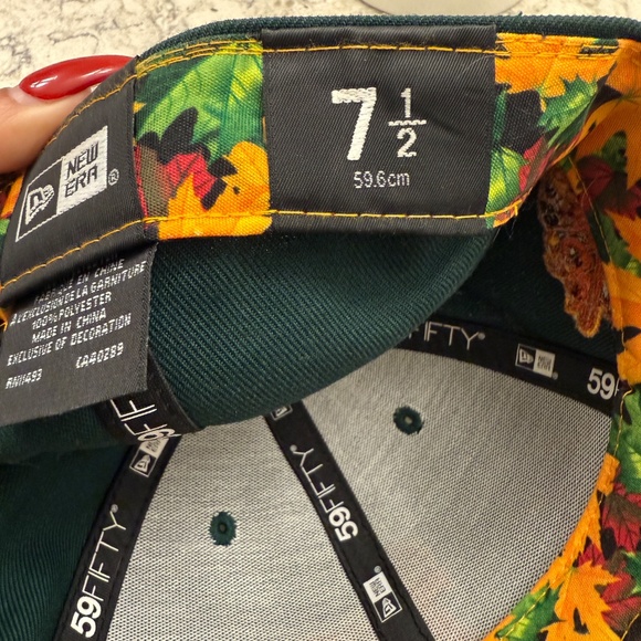 New Era 59FIFTY Oakland Athletics Green /Orange Battle of the bay - Picture 9 of 9